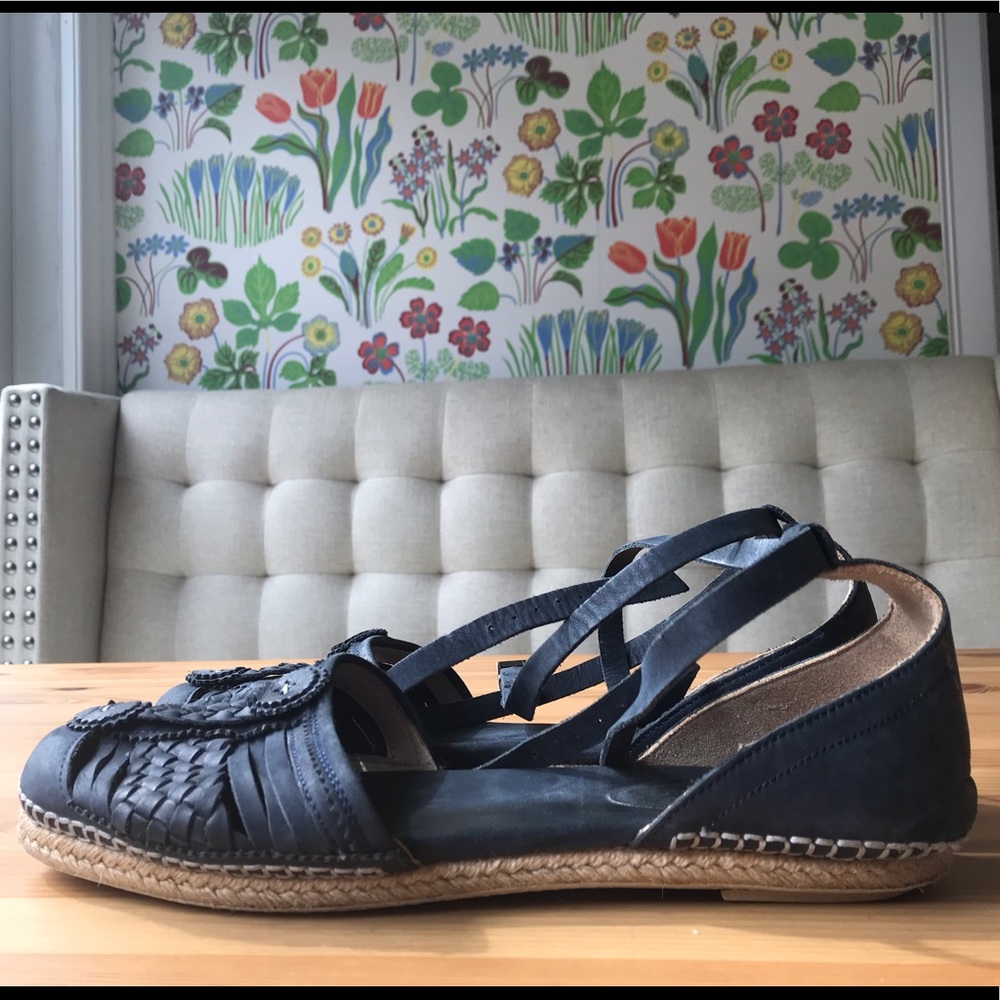 Leather Espadrilles